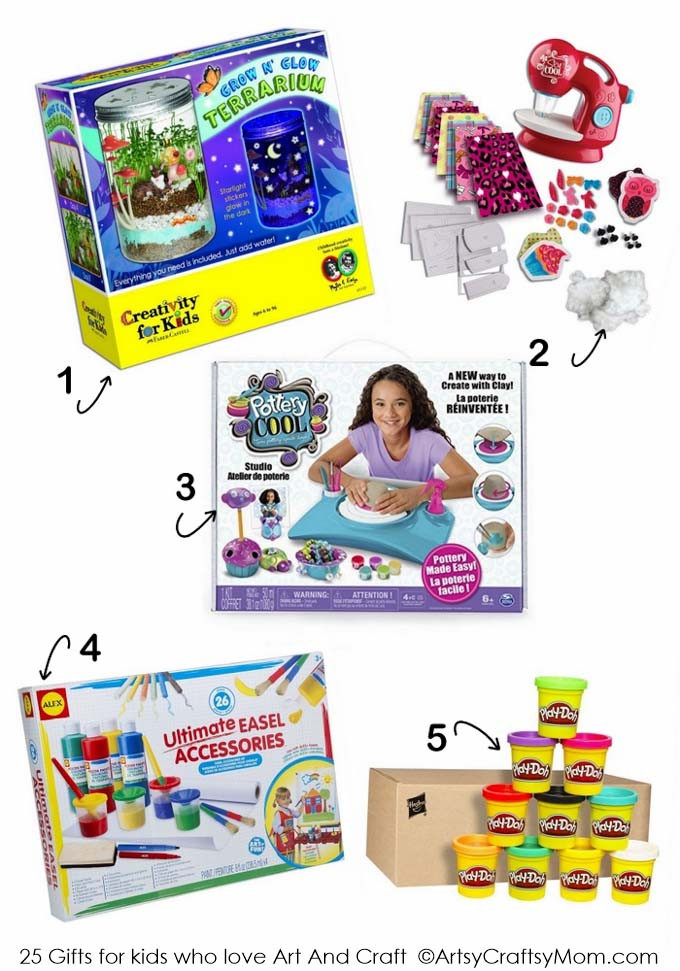 Gifts For Artistic Kids
 Top 25 Gifts for Kids who love Art and Craft Artsy