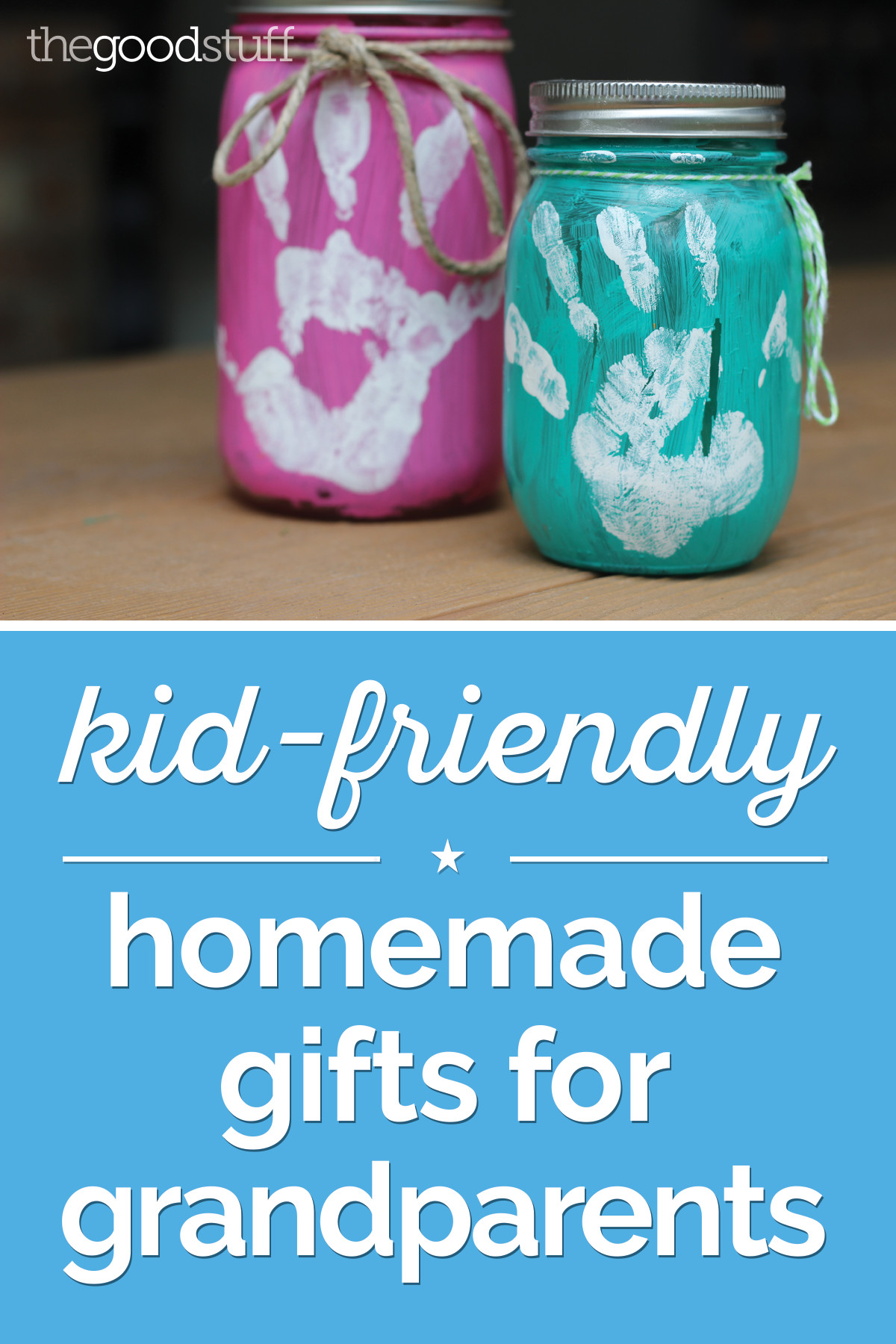 Gifts For Grandparents From Kids
 Kid Friendly Homemade Gifts for Grandparents thegoodstuff