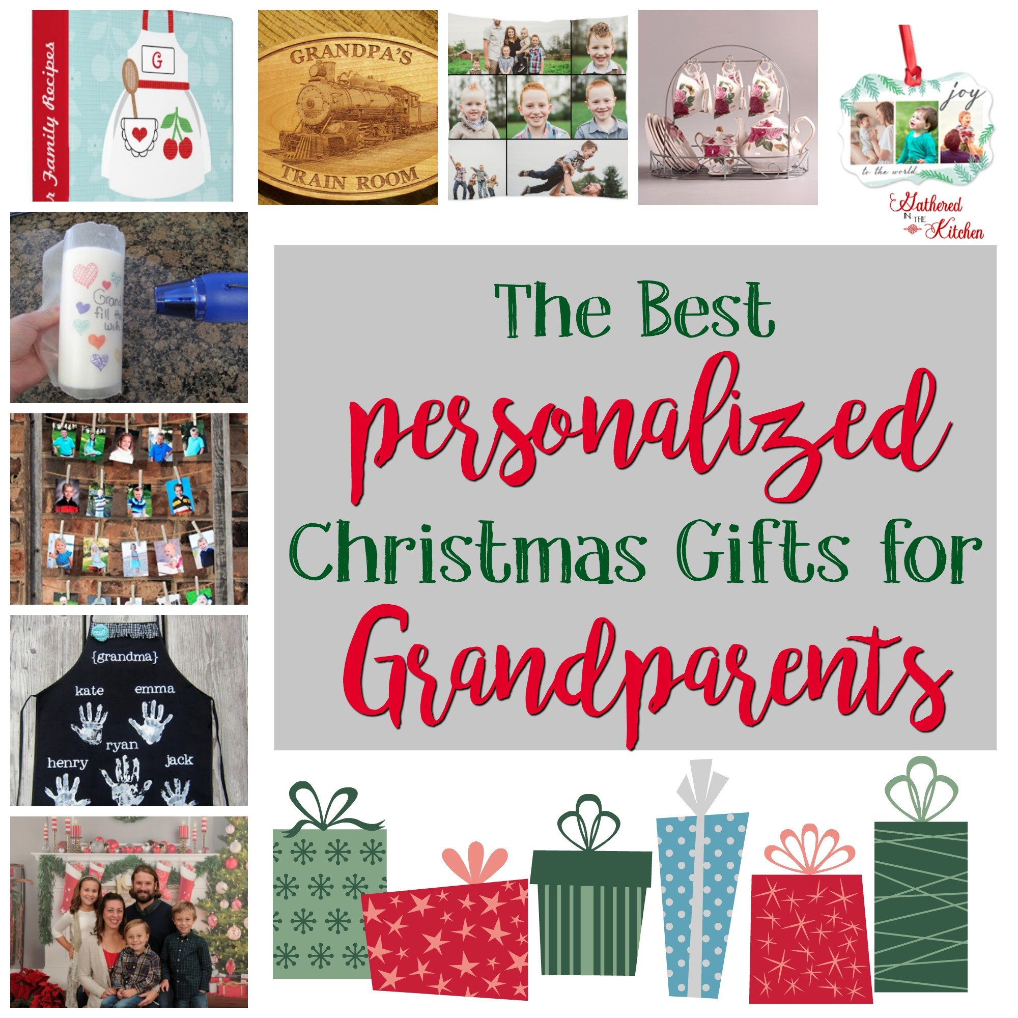 Gifts For Grandparents From Kids
 Personalized Holiday Gifts for Grandparents Gathered In