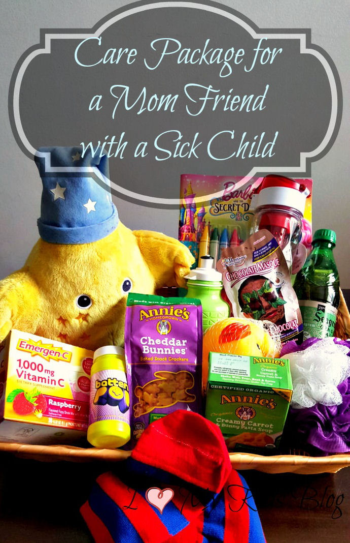 Gifts For Sick Child
 Care package Idea for a Mom Friend with Sick Kids