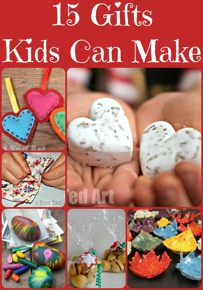 Gifts From Kids
 Christmas Gift Ideas for Kids To Make Red Ted Art s Blog