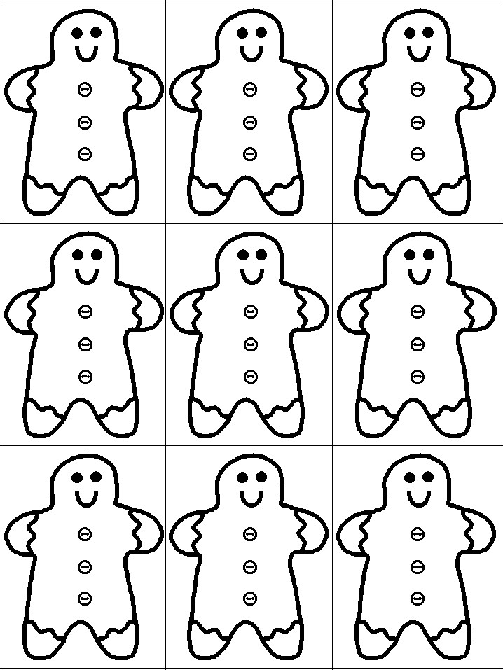 Gingerbread Baby Coloring Pages
 gingerbread baby printables