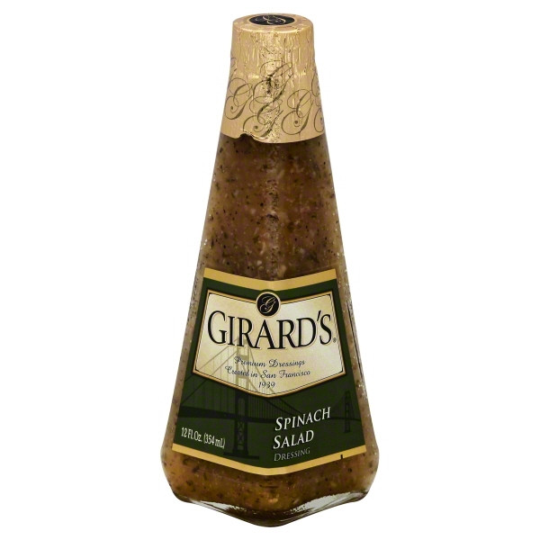 Girards Salad Dressings
 Girard s Spinach Salad Dressing 12 fl oz Glass Bottle