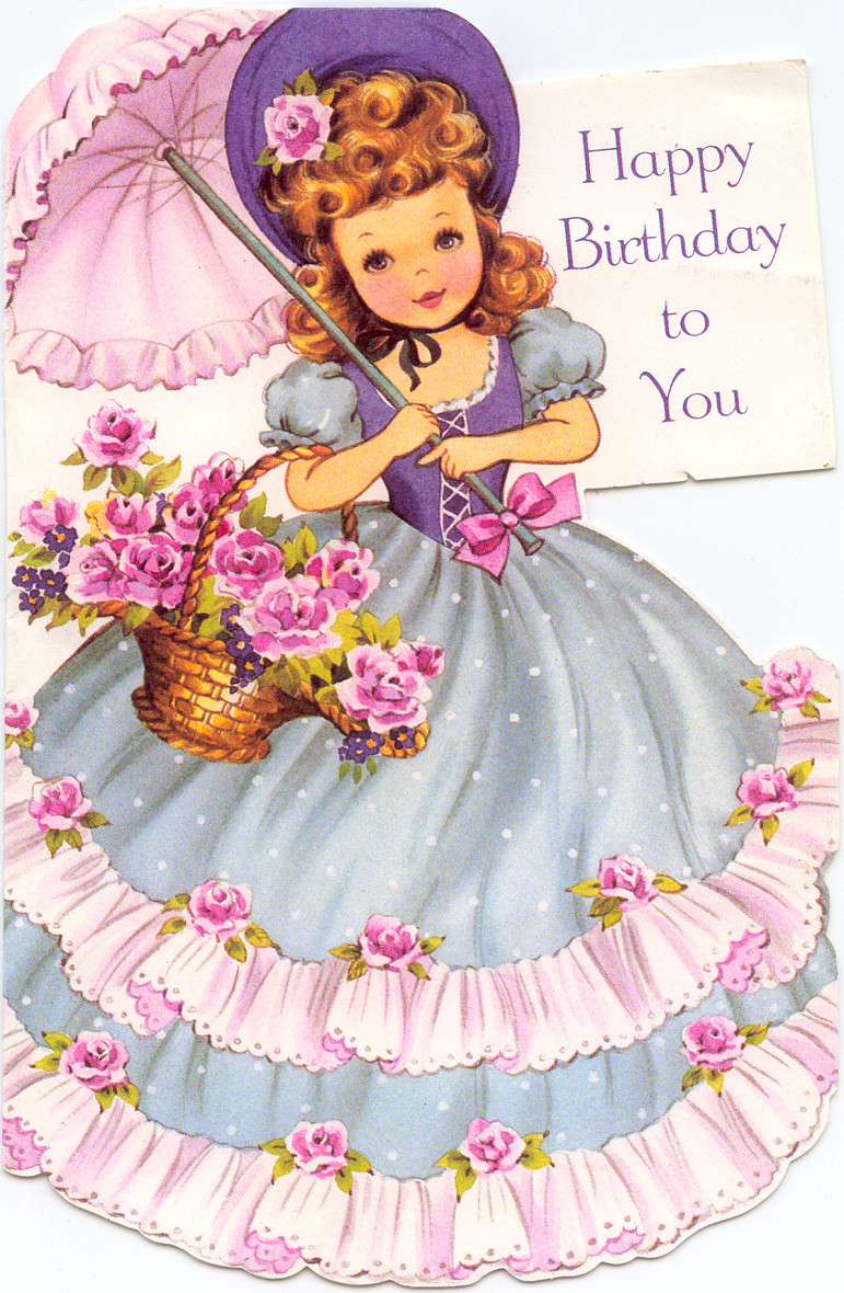 Girl Birthday Cards
 HAPPPY BIRTHDAY GREETING CARD