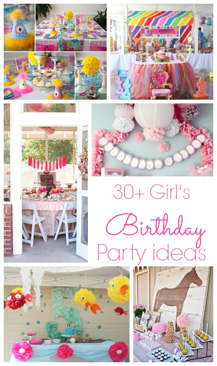 Girl Birthday Decorations
 30 Girls Birthday Party Ideas
