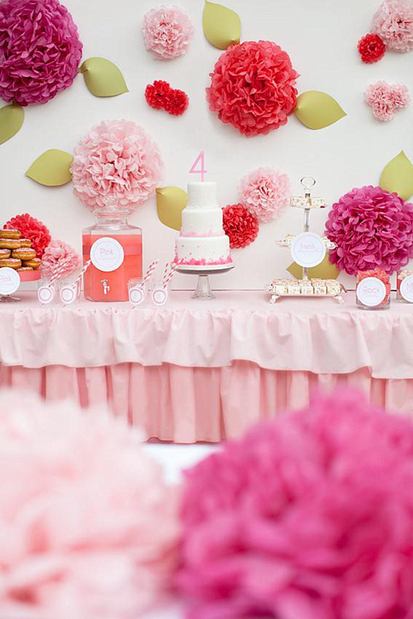 Girl Birthday Decorations
 Stylish & Fun Birthday Party Ideas For Little Girls