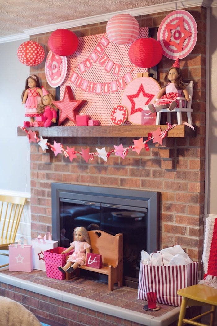 Girl Birthday Decorations
 Kara s Party Ideas American Girl Doll Themed Birthday