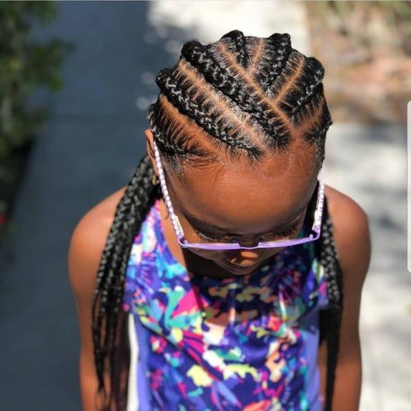 Girl Cornrows Hairstyles
 37 Trendy Braids for Kids with Tutorials and
