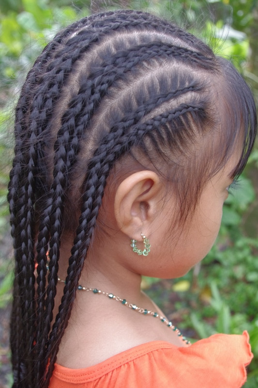 Girl Cornrows Hairstyles
 Braids & Hairstyles for Super Long Hair Micronesian Girl