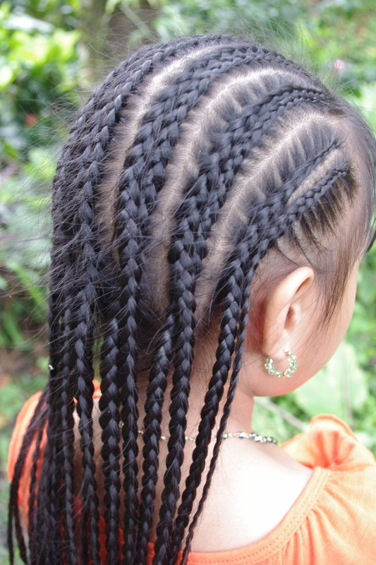 Girl Cornrows Hairstyles
 Braids & Hairstyles for Super Long Hair Micronesian Girl