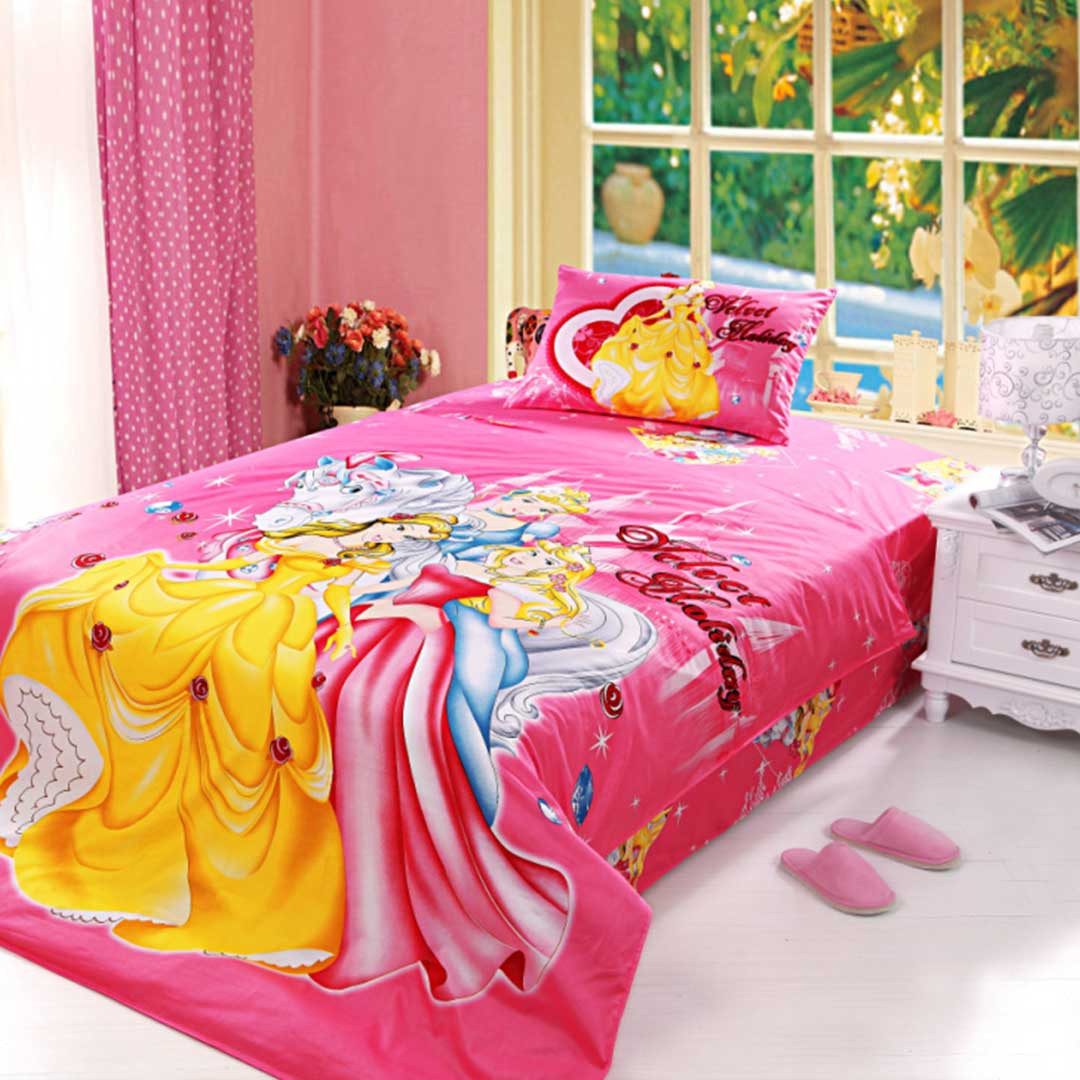 Girl Twin Bedroom Sets
 Little Girls Bedding Set 4pcs Twin Size