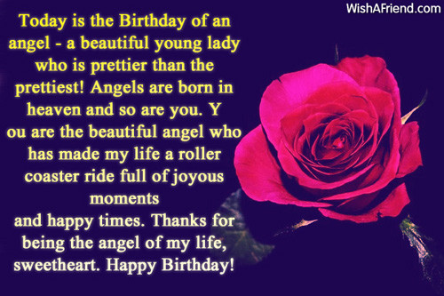 Girlfriend Birthday Quotes
 Today is the Birthday of an Birthday Wish For Girlfriend