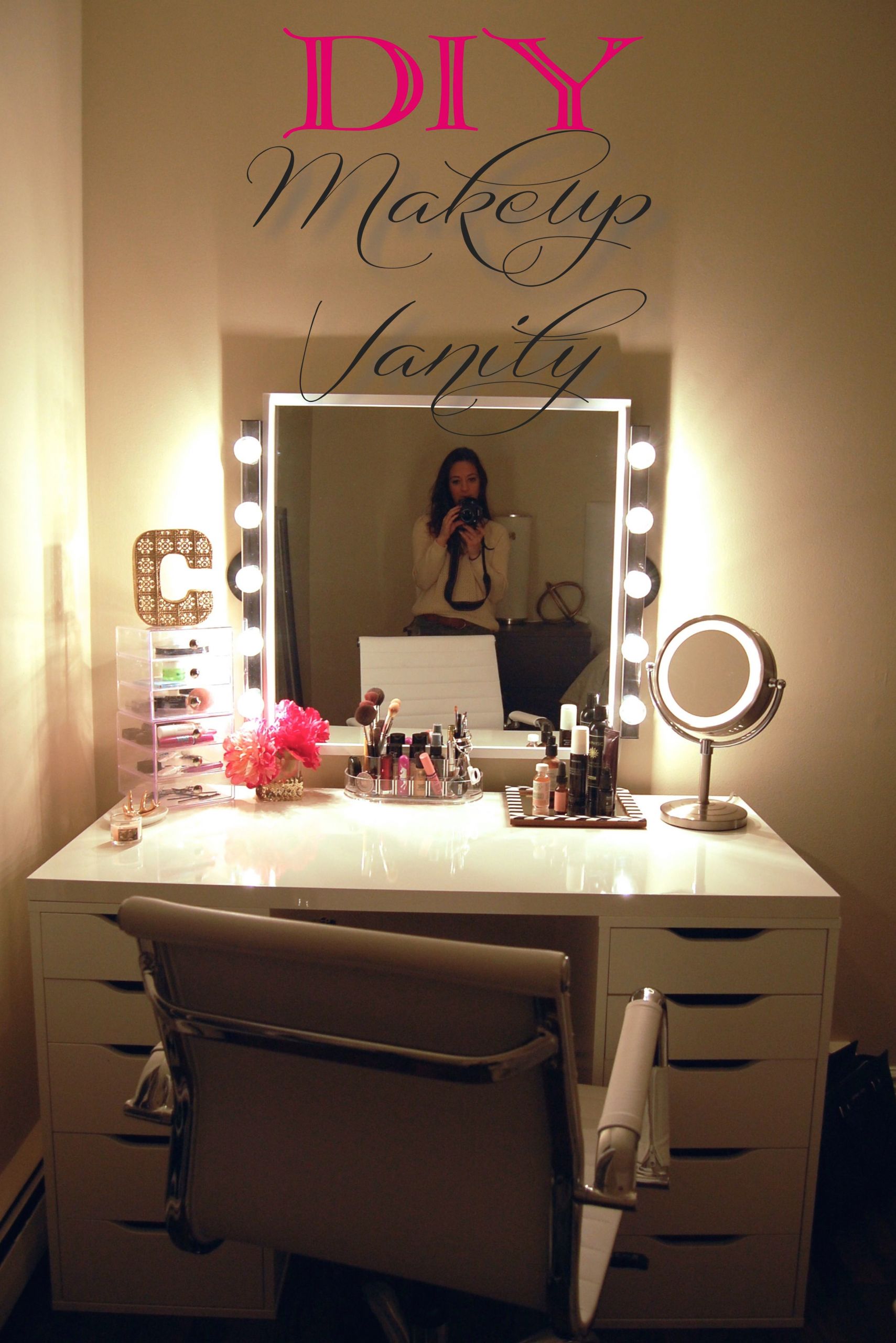 Girls Bedroom Vanity
 DIY Makeup Vanity – Made2Style