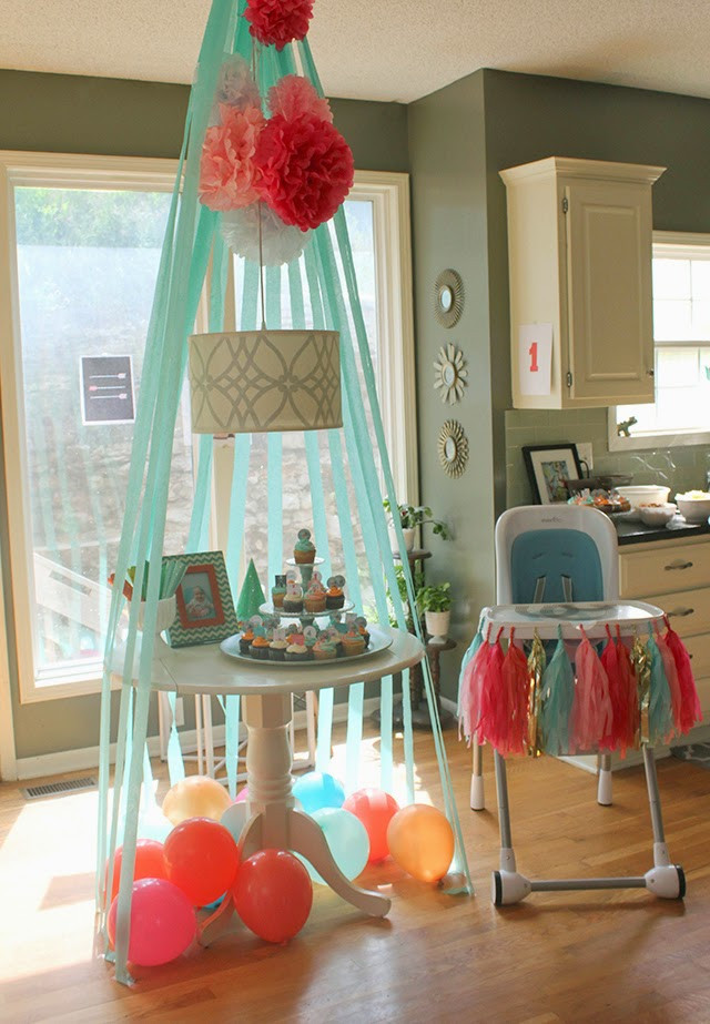Girls Birthday Decorations
 DIY ADVENTURE THEMED FIRST BIRTHDAY PARTY Oh So