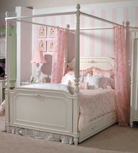 Girls Canopy Bedroom Sets
 Canopy beds are perfect for little girl s rooms wish I