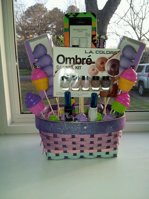 Girls Gift Basket Ideas
 1000 images about Easter Baskets for Girls on Pinterest