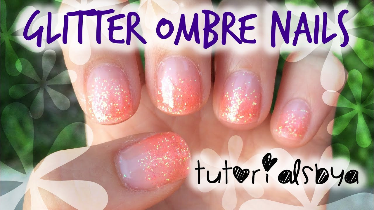 Glitter Ombre Nails Tutorial
 Glitter Ombre Gel Nails Tutorial