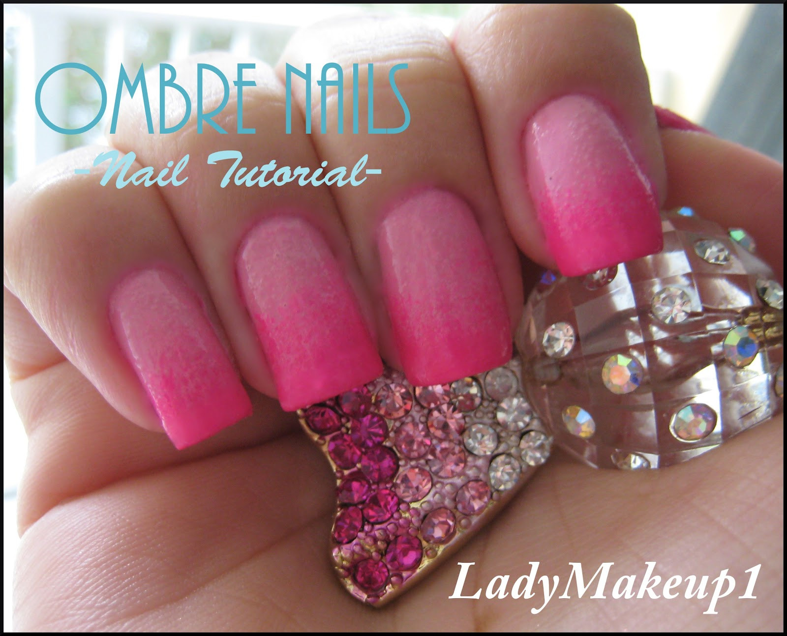 Glitter Ombre Nails Tutorial
 Ombre Nails tutorial Tutorial de uñas estilo Ombre