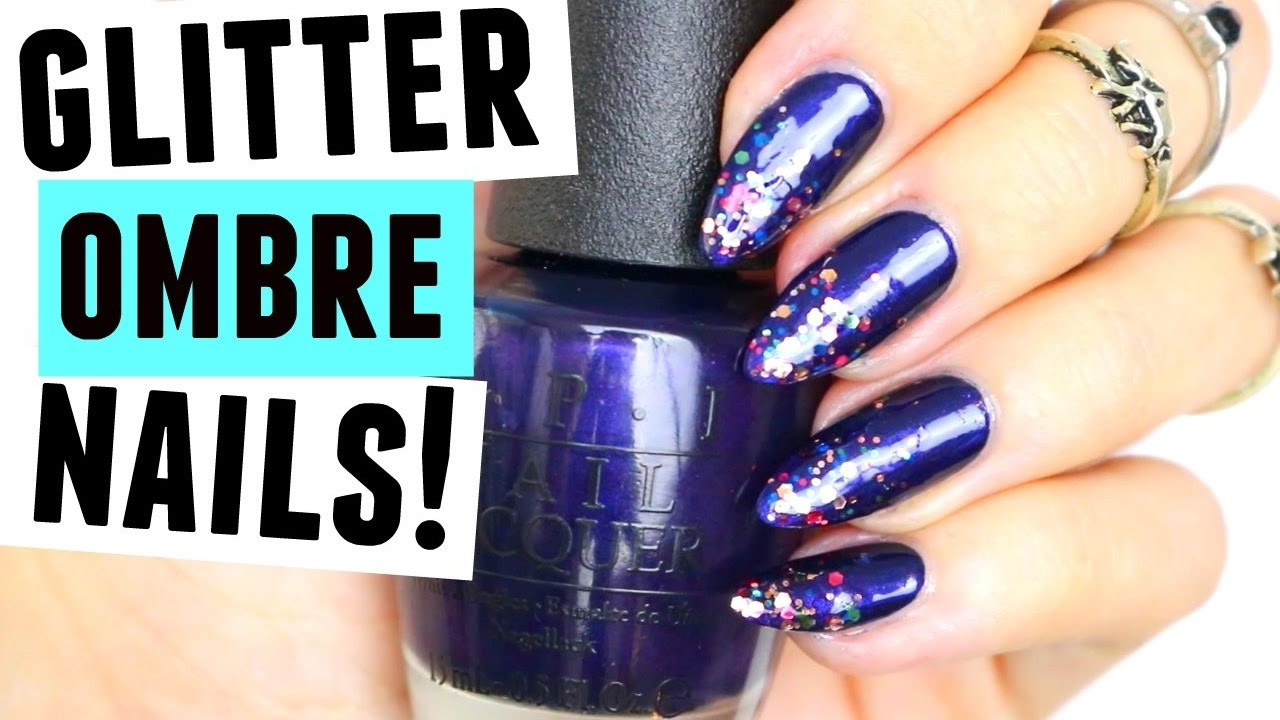 Glitter Ombre Nails Tutorial
 GLITTER OMBRE NAIL ART TUTORIAL NEW YEARS EVE NAILS