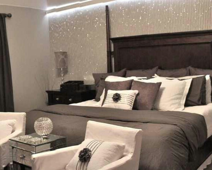 Glitter Wallpaper For Bedroom
 315 best carlys room images on Pinterest