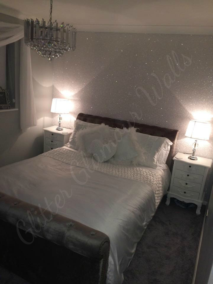 Glitter Wallpaper For Bedroom
 Download Silver Glitter Wallpaper Bedroom Gallery