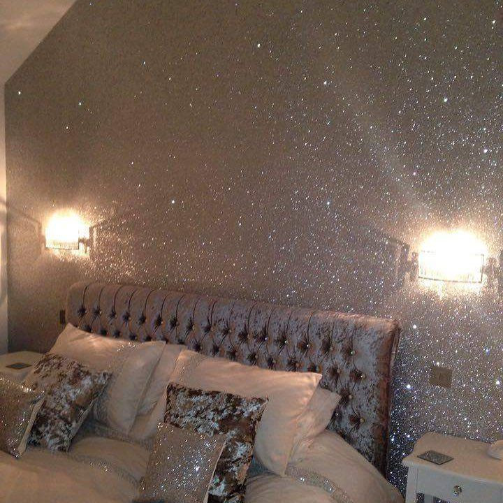 Glitter Wallpaper For Bedroom
 Silver Glitter Wall glitterwall glitterwallpaper