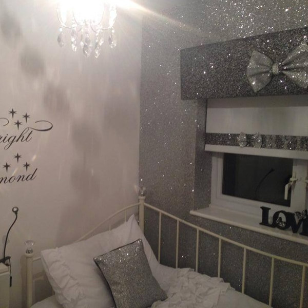 Glitter Wallpaper For Bedroom
 Aliexpress Buy 22 Meter Width is 54 55 Glitter