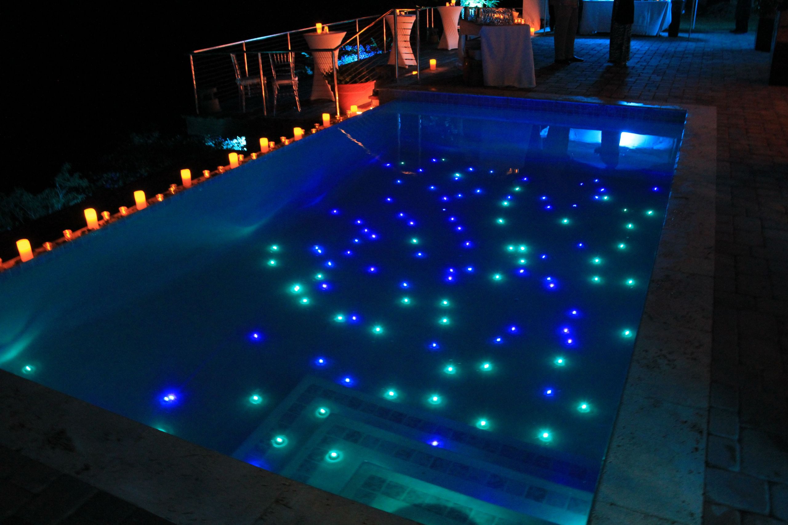 Glow Pool Party Ideas
 Pool party idea Make any pool fun with submersible lights