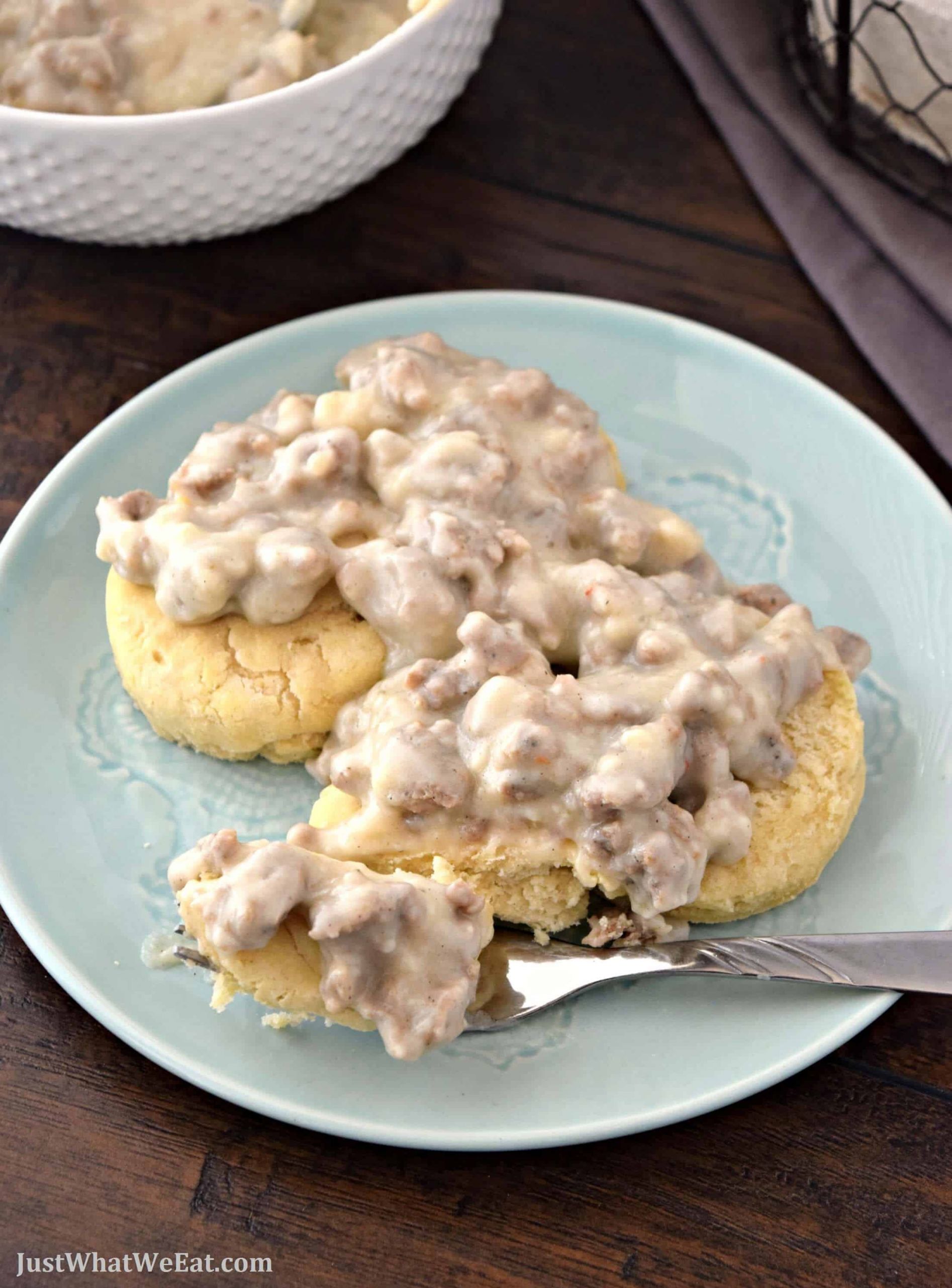 Gluten Free Biscuits And Gravy
 Biscuits and Sausage Gravy Gluten Free & Dairy Free