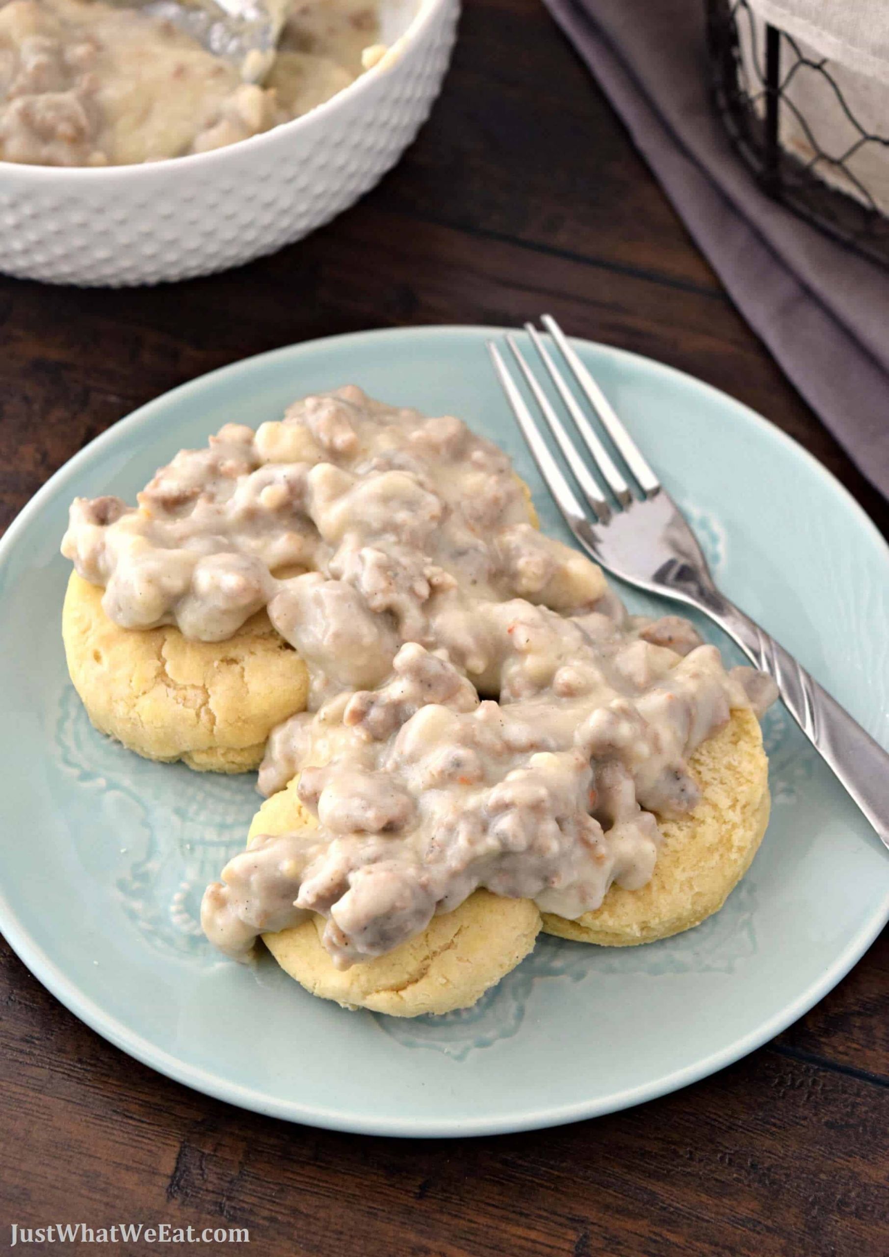 Gluten Free Biscuits And Gravy
 Biscuits and Sausage Gravy Gluten Free & Dairy Free