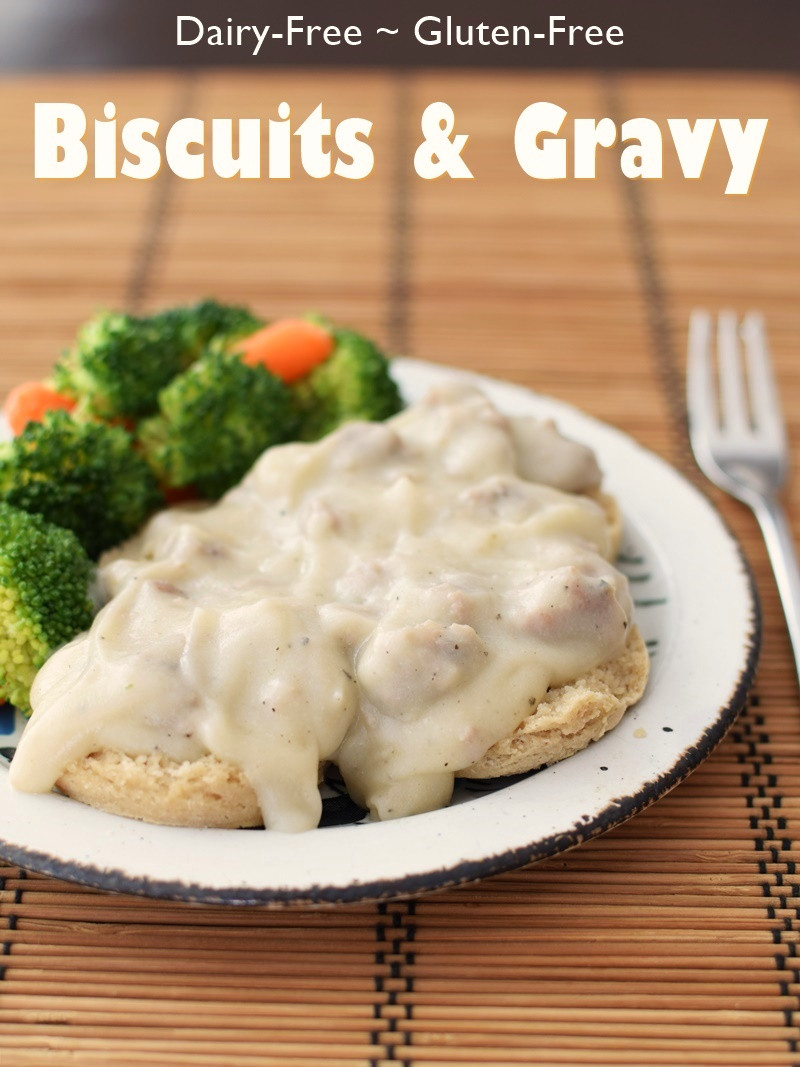 Gluten Free Biscuits And Gravy
 Cream Biscuits and Gravy Dairy Free Gluten Free Sneaky