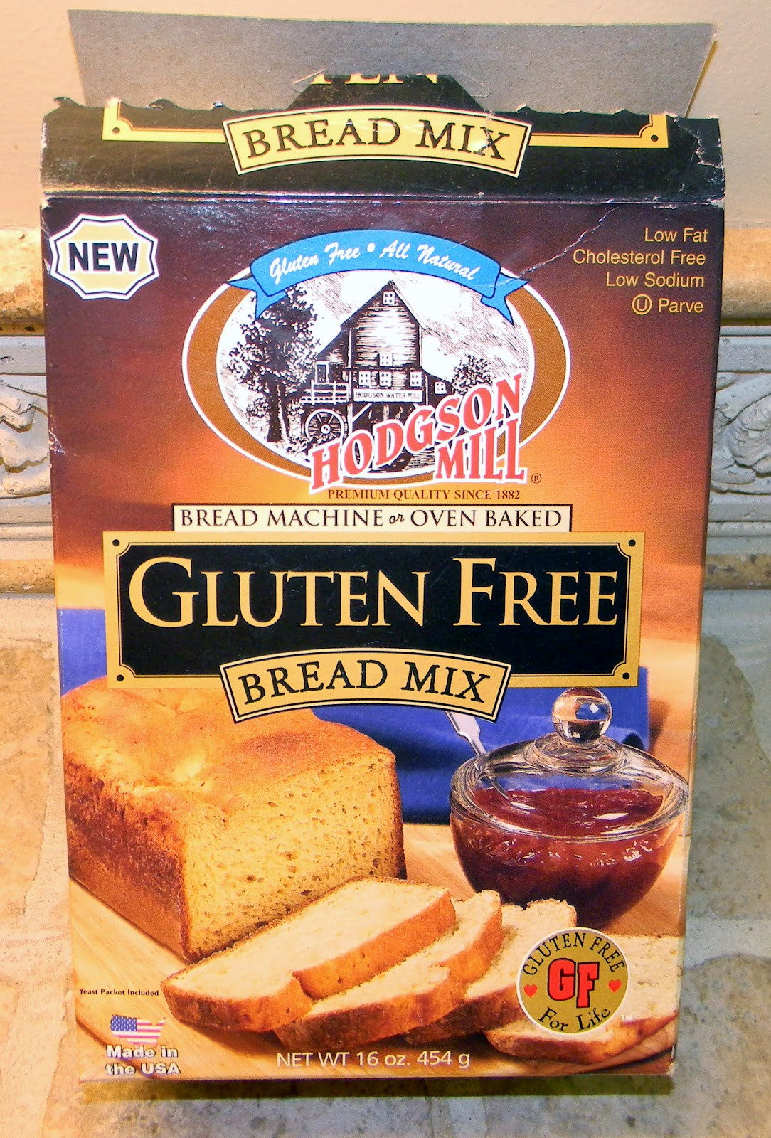 Gluten Free Bread Mix For Bread Maker
 4 U Gluten Free My First Loaf of Bread in New Bread Machine