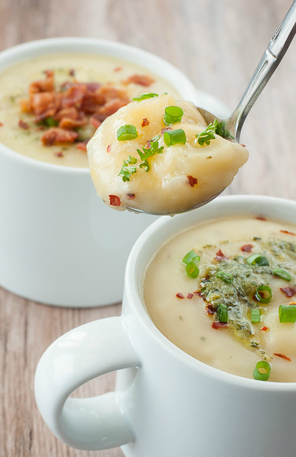 Gluten Free Cream Of Potato Soup
 Pesto Potato Soup