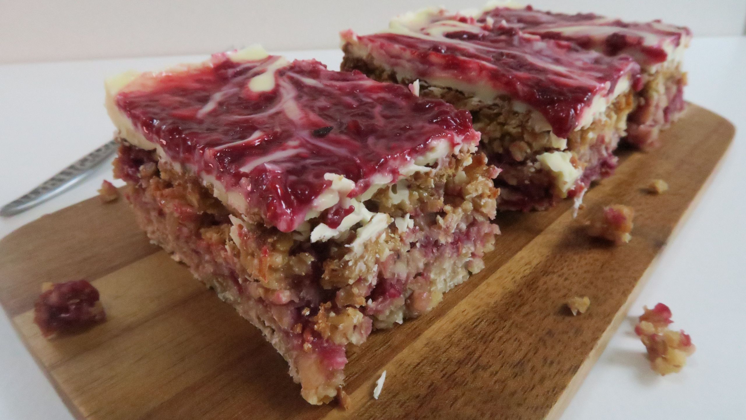 Gluten Free Gourmet Recipes
 White chocolate and raspberry flapjack gluten free