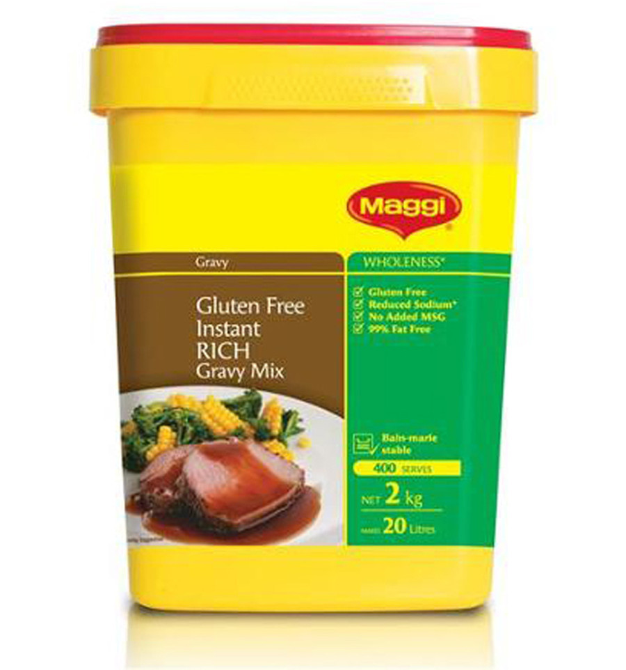 Gluten Free Gravy Brands
 Maggi Gluten Free Rich Gravy Mix 2kg