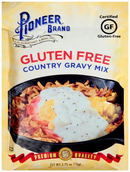 Gluten Free Gravy Brands
 Pioneer Brand Gluten Free Country Gravy Mix