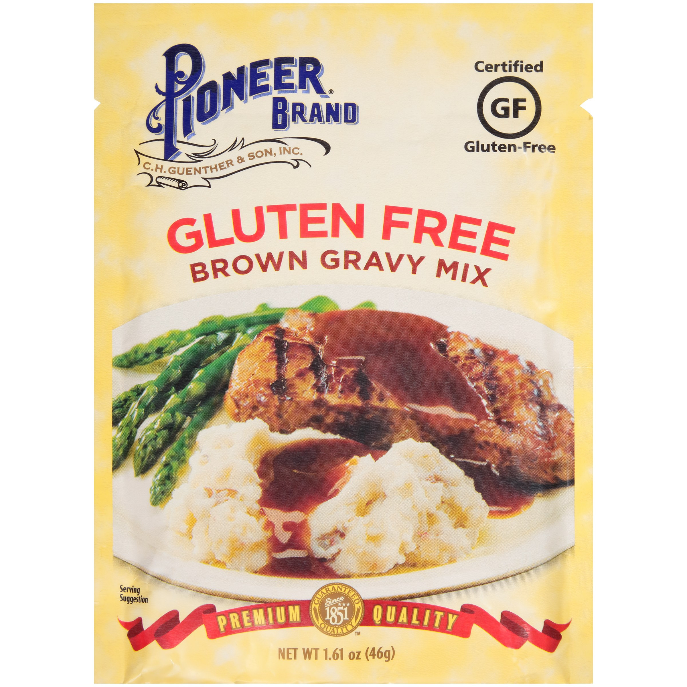 Gluten Free Gravy Brands
 Pioneer Brand Gluten Free Brown Gravy Mix 1 61 oz Packet