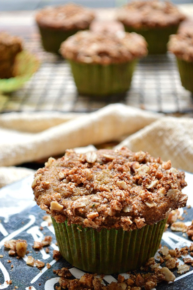 Gluten Free Zucchini Muffins
 Gluten Free Zucchini Breakfast Muffins with Almond Oat