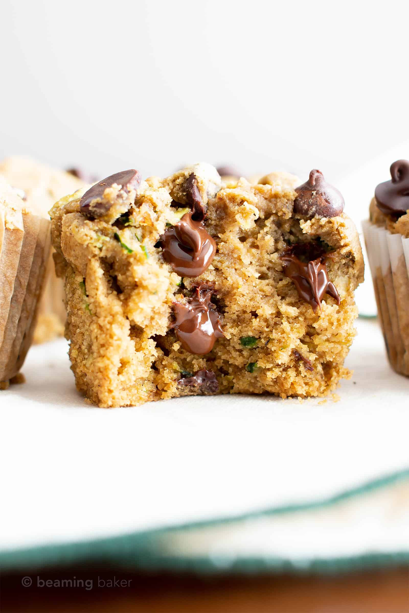 Gluten Free Zucchini Muffins
 Healthy Moist Vegan Zucchini Muffins w Chocolate Chips