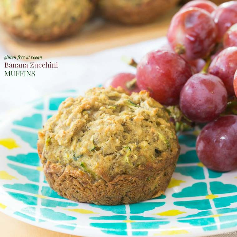 Gluten Free Zucchini Muffins
 Gluten Free Banana Zucchini Muffins Cupcakes & Kale Chips