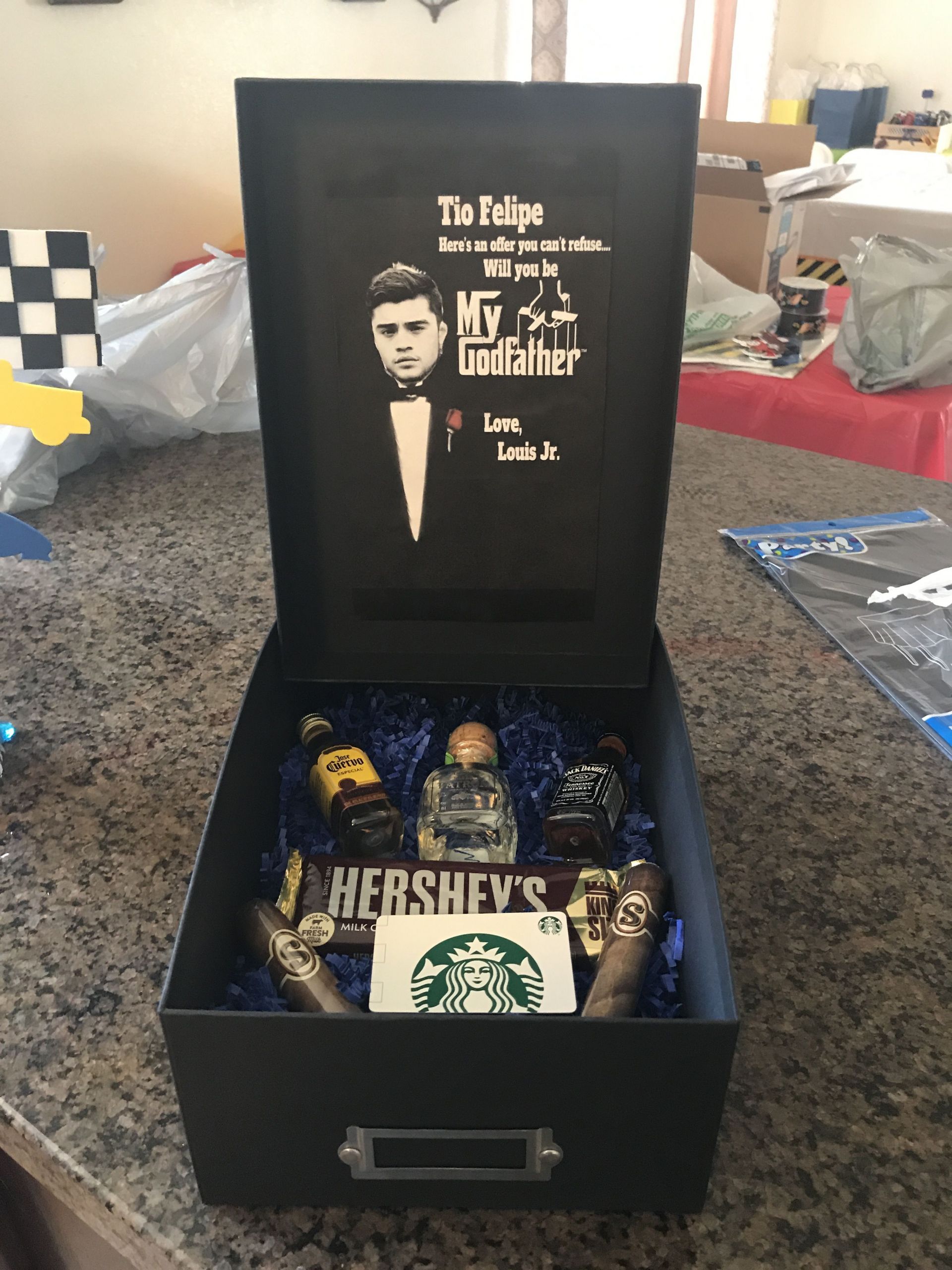 Godfather Gift Ideas
 Asking The Godfather to be