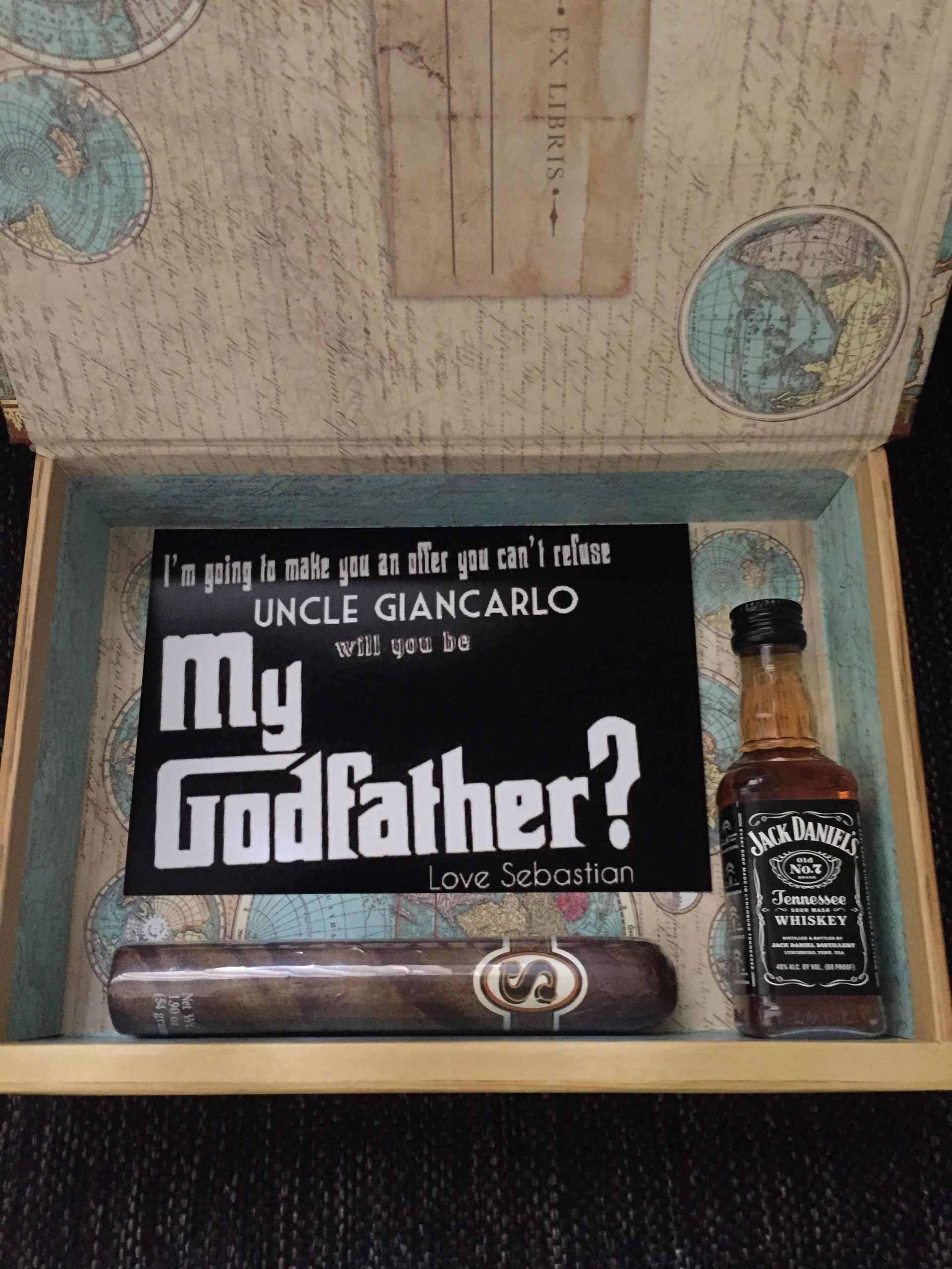 Godfather Gift Ideas
 Will you be my Godfather