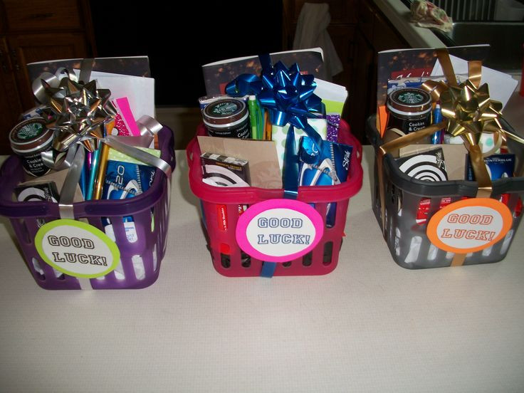 Going To College Gift Basket Ideas
 Going Away to College Gift Baskets I made Contents