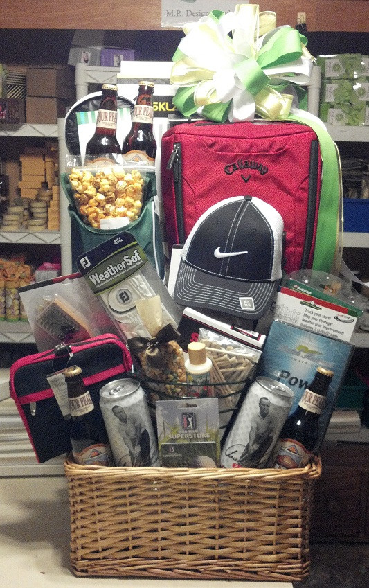 Golf Basket Gift Ideas
 Special Event and Silent Auction Gift Basket Ideas by M R