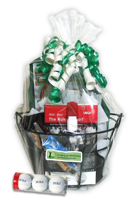 Golf Basket Gift Ideas
 13 best Gift Baskets for Golfers images on Pinterest