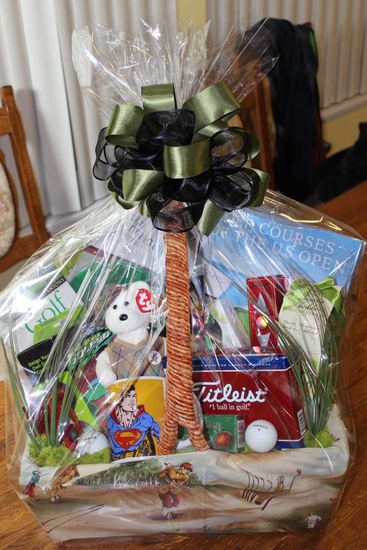 Golf Basket Gift Ideas
 57 best Golf Gift Baskets for Men images on Pinterest