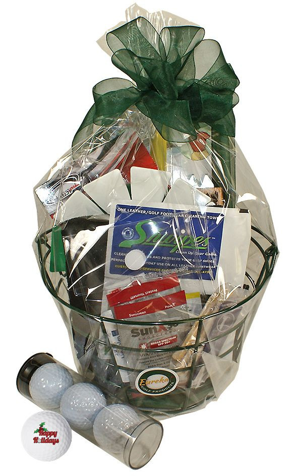 Golf Basket Gift Ideas
 Happy Holidays Golf Gift Basket GreatGolfMemories