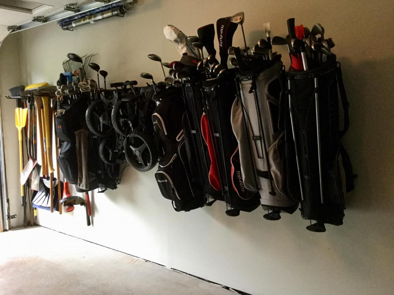 Golf Organizer For Garage
 Omni Golf Bag Storage Rack