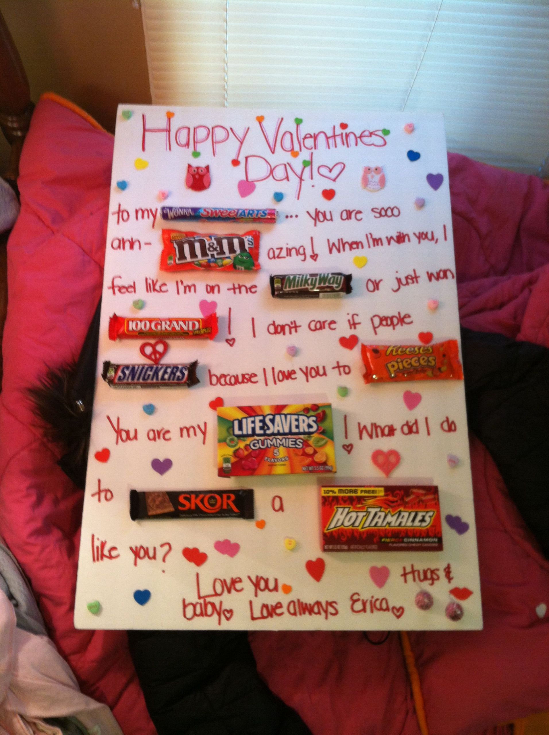 Good Valentines Day Gift Ideas Boyfriend
 Made for my boyfriend on valentines day