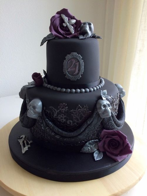 Gothic Birthday Cakes
 Goth Birthday Cakes